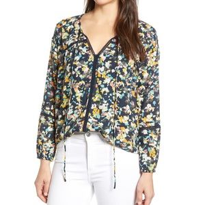 Calson® Pintuck in Blue Floral